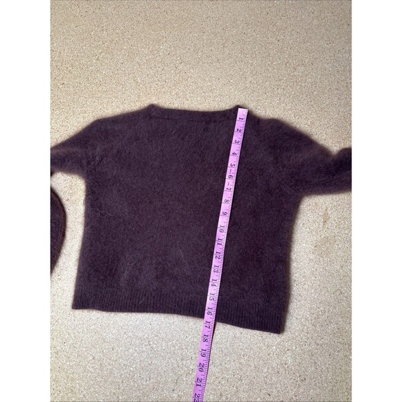 FRAY I.D Sweater Brown One Size 100% Asiatic Raccoon Hair F1 - Picture 7 of 7